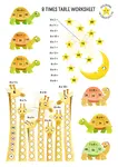 Unlock the fun with our free 8 times table worksheets! Choose from basic practice, vibrant designs, and color-your-own sheets. No sign-up—just print and enjoy!