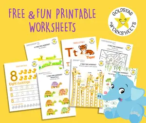 Mixture of Gold Star Worksheets