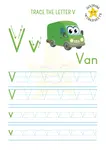 Bright and colorful letter V tracing worksheets for kids! Fun, vibrant, and engaging designs make handwriting practice perfect for preschool. Download today!