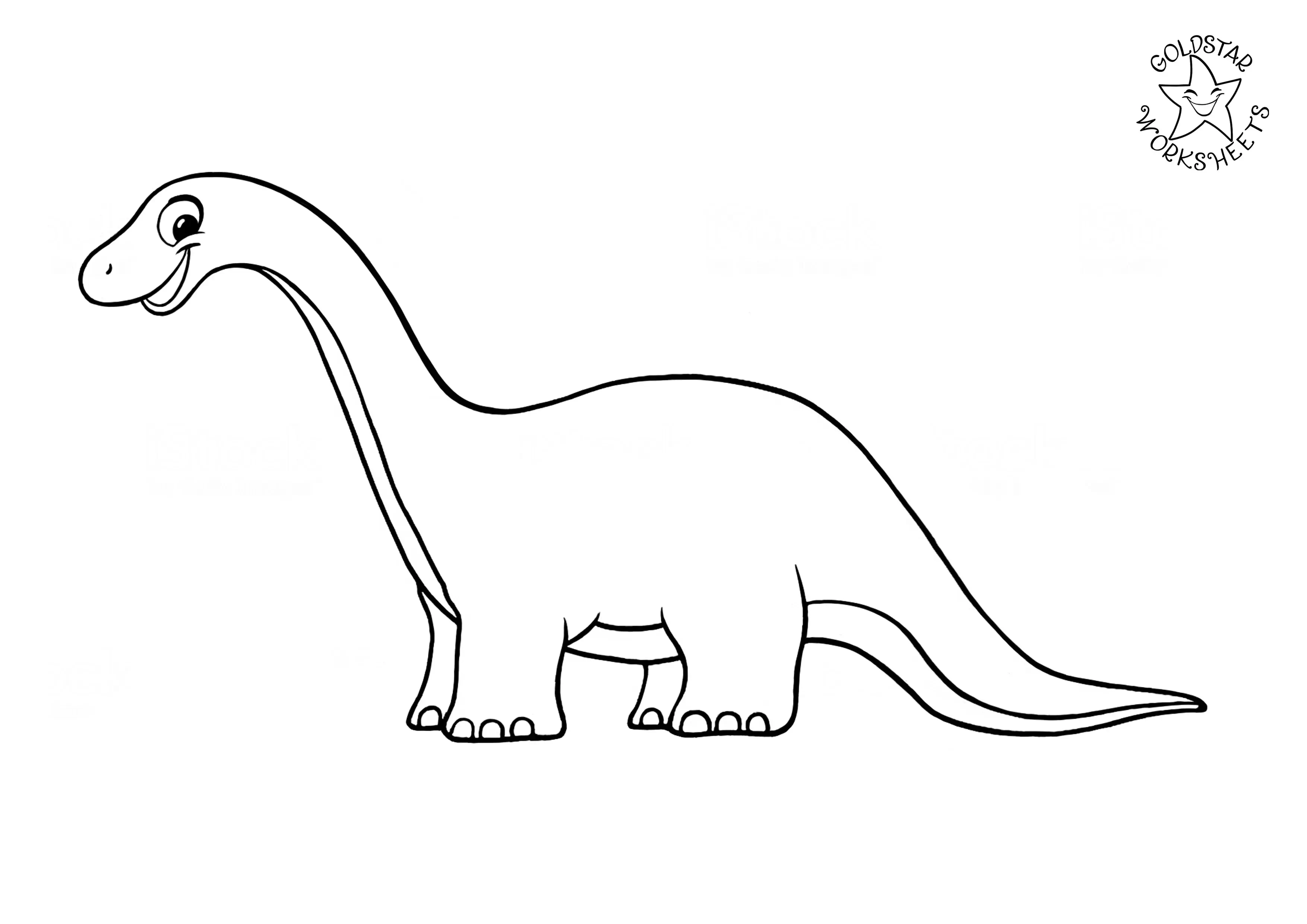 Dinosaur coloring page
