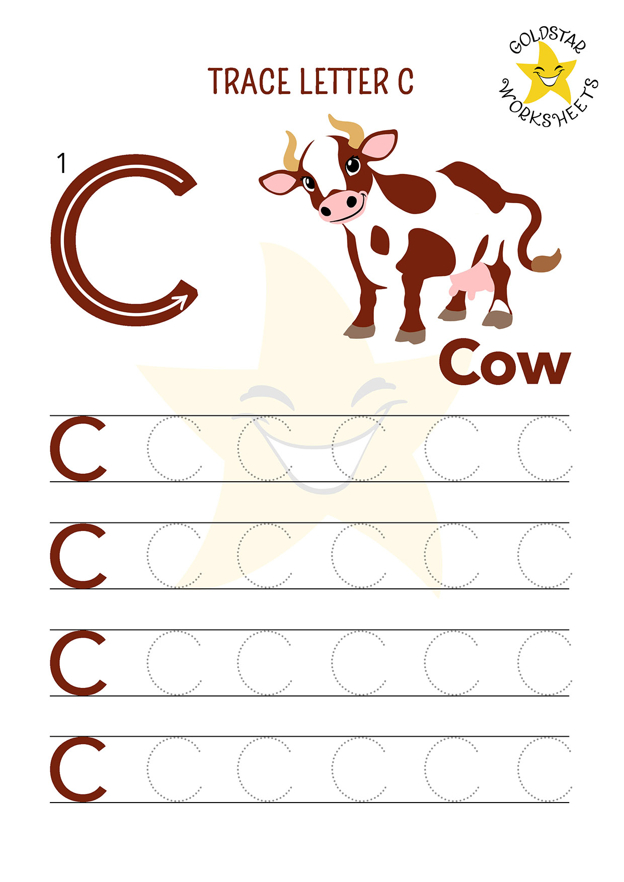 Free Printable Letter C Traceable Worksheets - Infoupdate.org