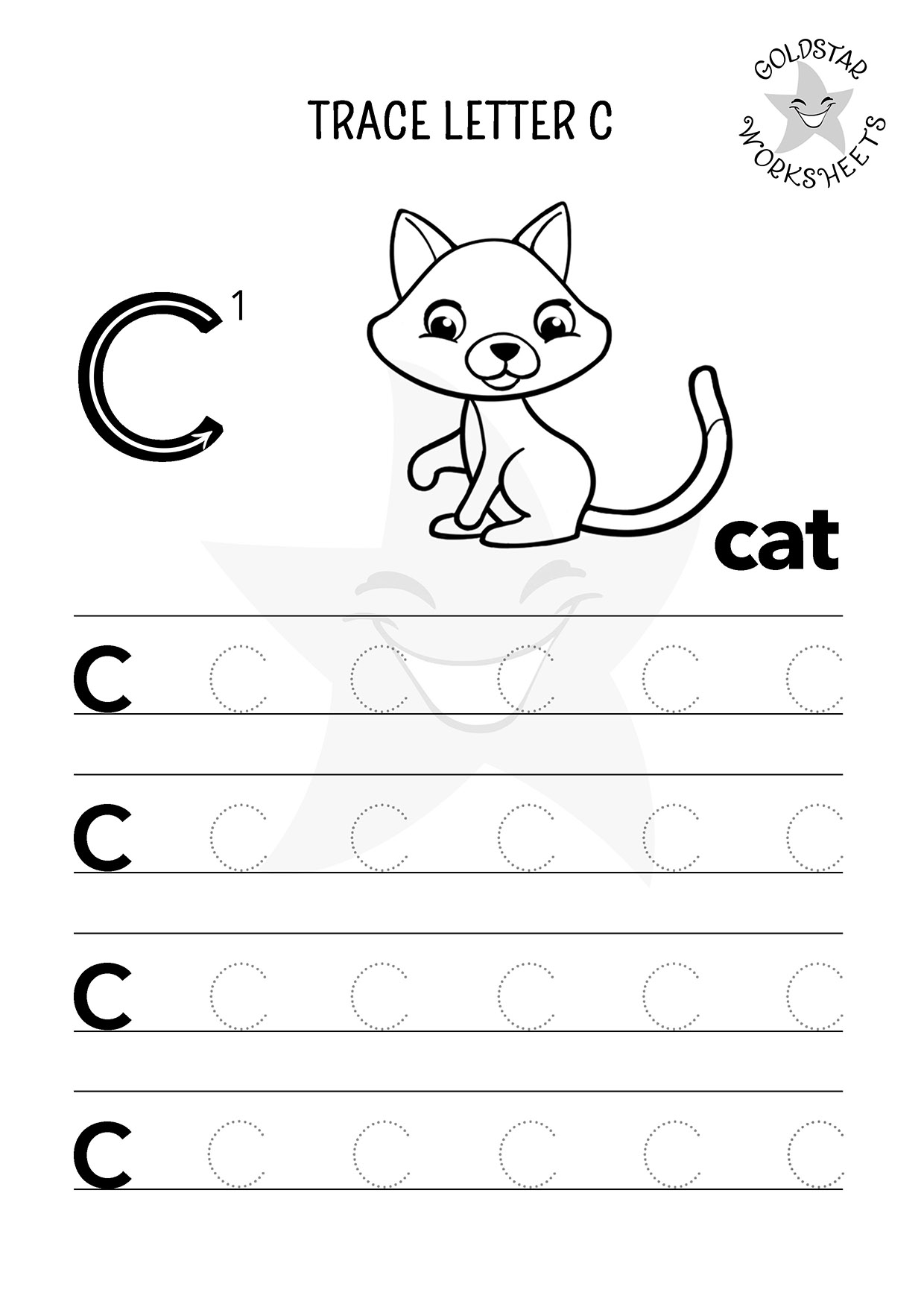 Letter C Tracing Worksheets FREE Letter C Worksheets For Preschool ⋆