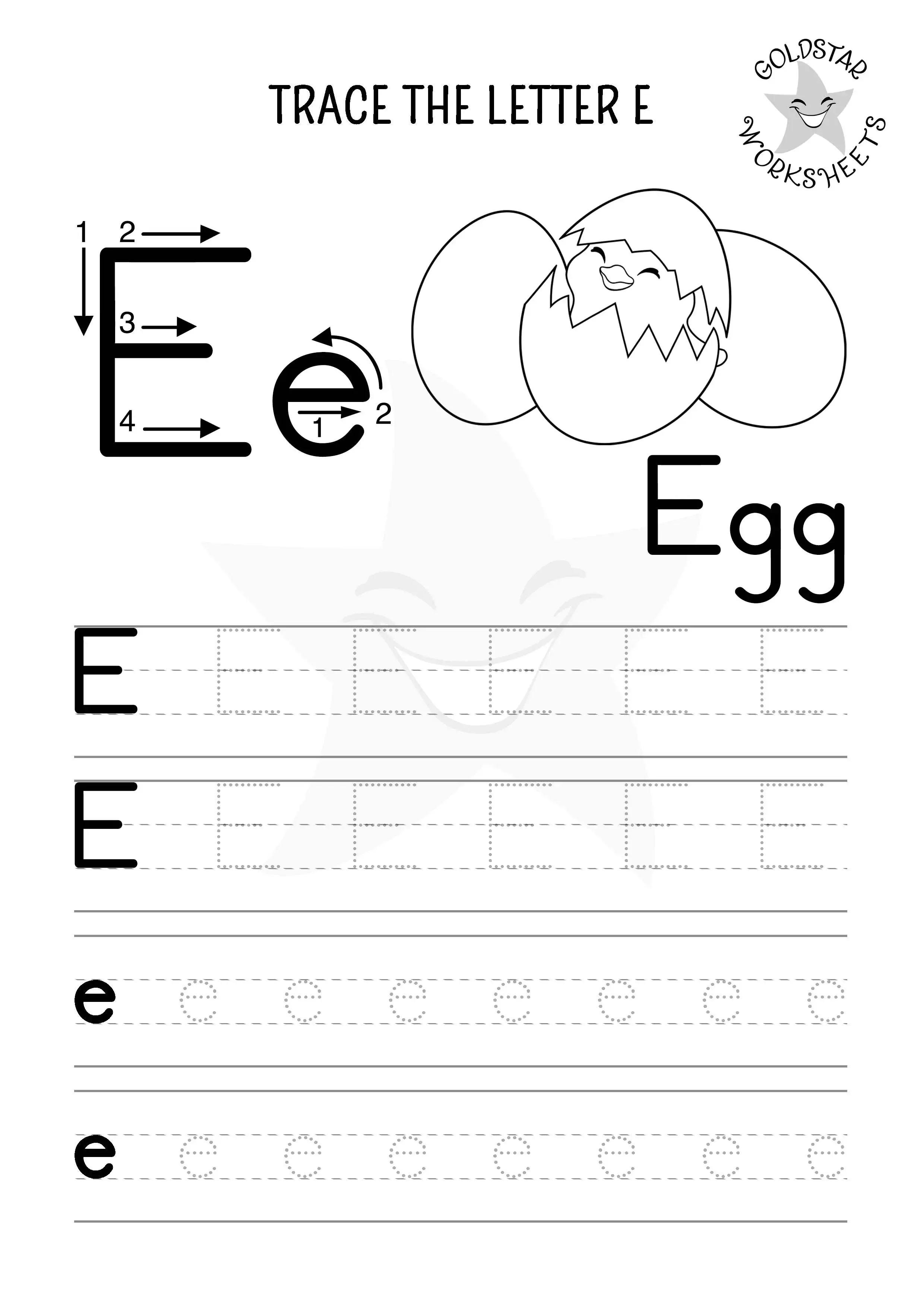 Trace and color upper lowercase letters free and printable
