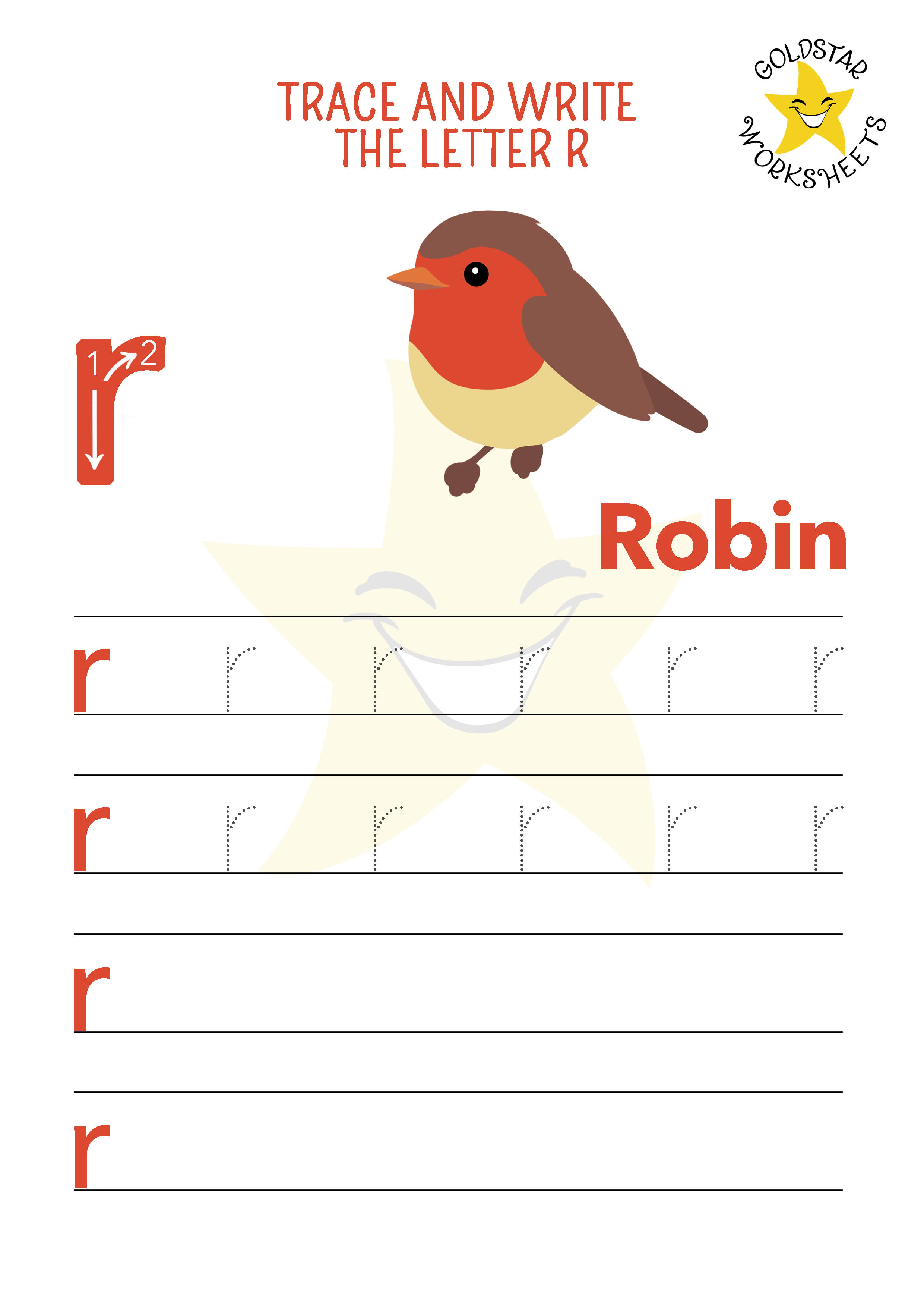 Free Letter R Tracing Worksheets – Kids Love Rat, Rabbit & Robin Fun!