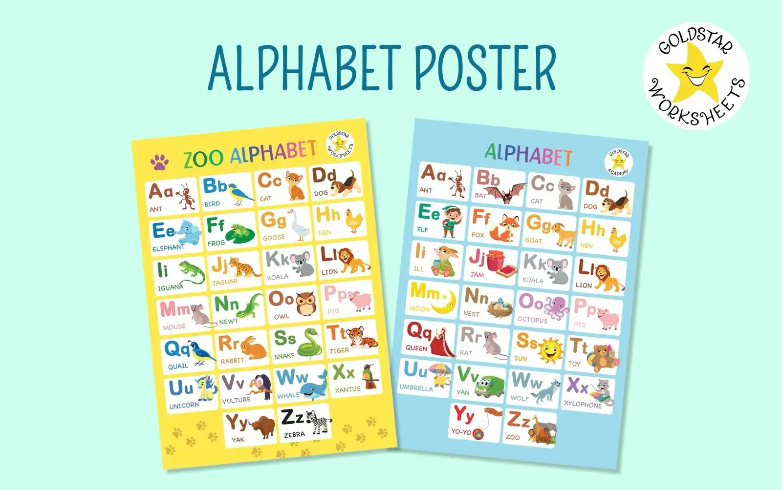 Alphabet posters